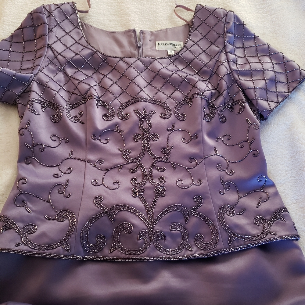 Long Lavender dress